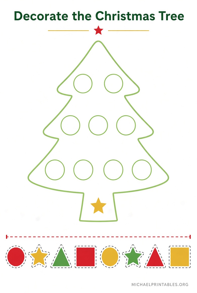 Free Christmas Cut and Paste Printables