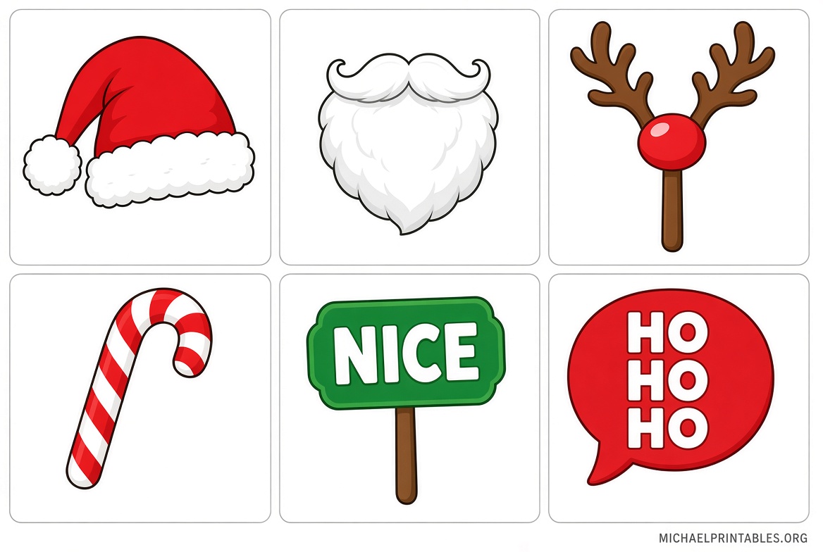 Free Christmas Photo Booth Props Printable (1)