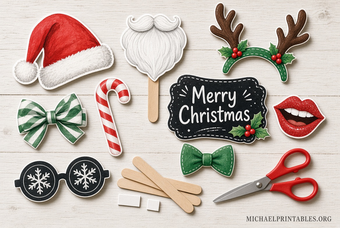 Free Christmas Photo Booth Props Printable (2)