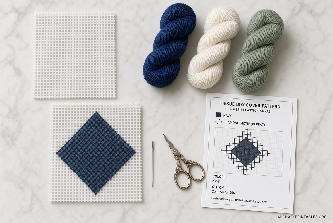Free Plastic Canvas Tissue Box Patterns to Print (3)