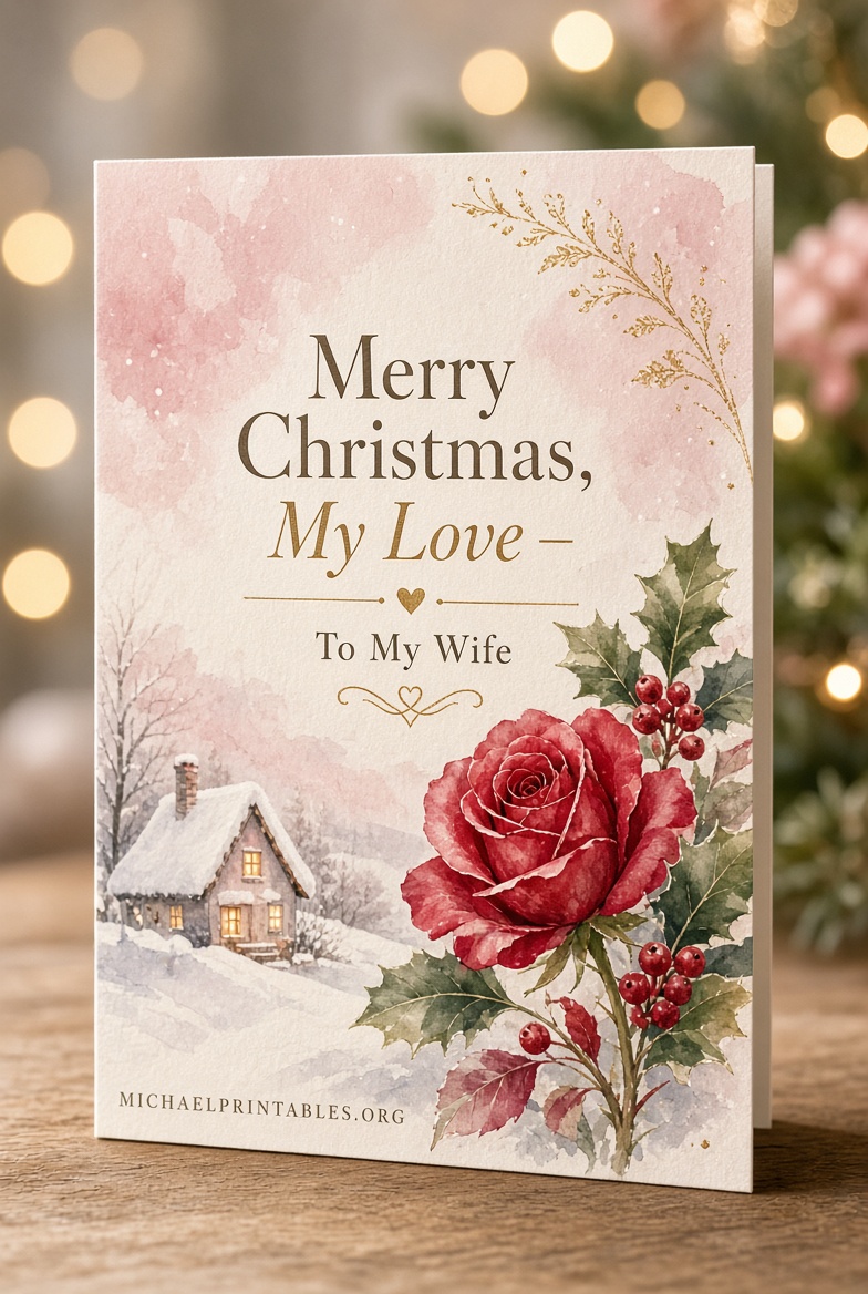 Free Printable Christmas Cards for Wife (5)
