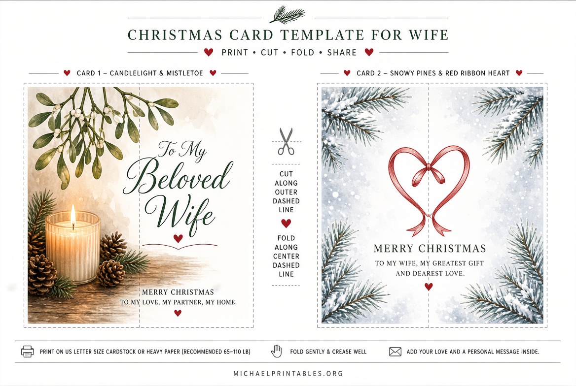 Free Printable Christmas Cards for Wife (7)