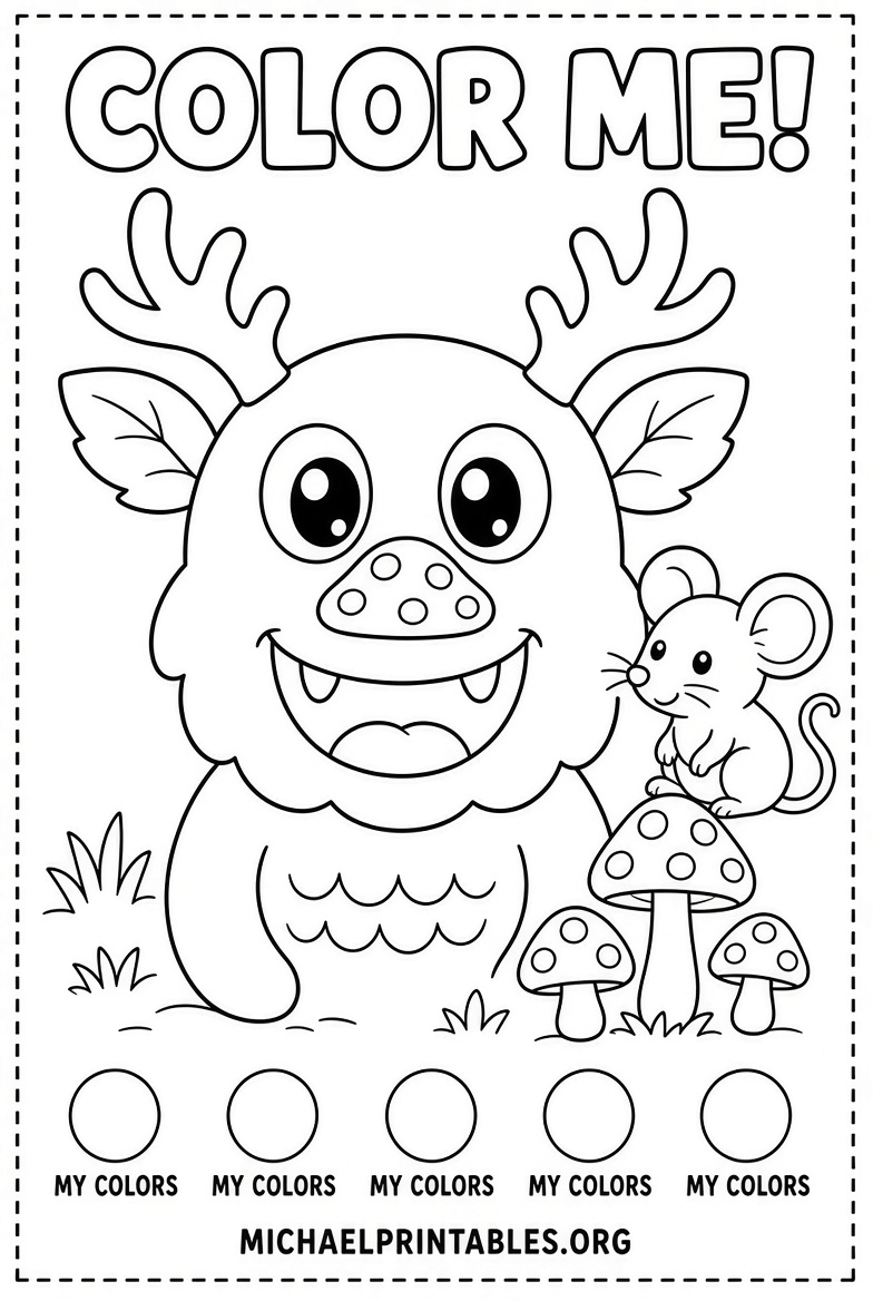 Free Printable Gruffalo Colouring Pages