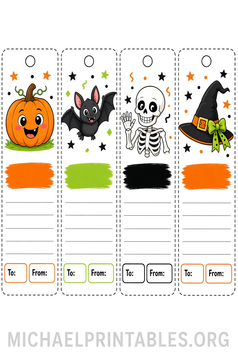 Free Printable Halloween Labels & Tags