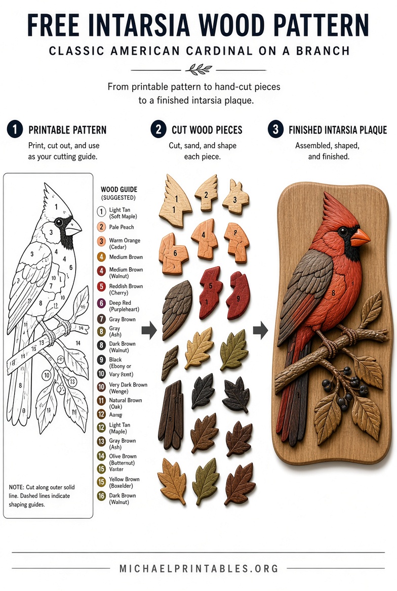 Free Printable Intarsia Wood Patterns