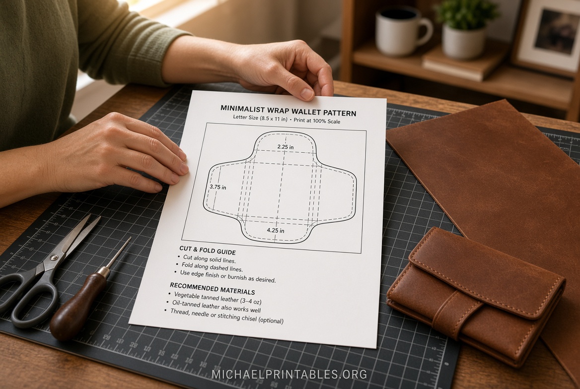Free Printable Leather Wallet Patterns (PDF)