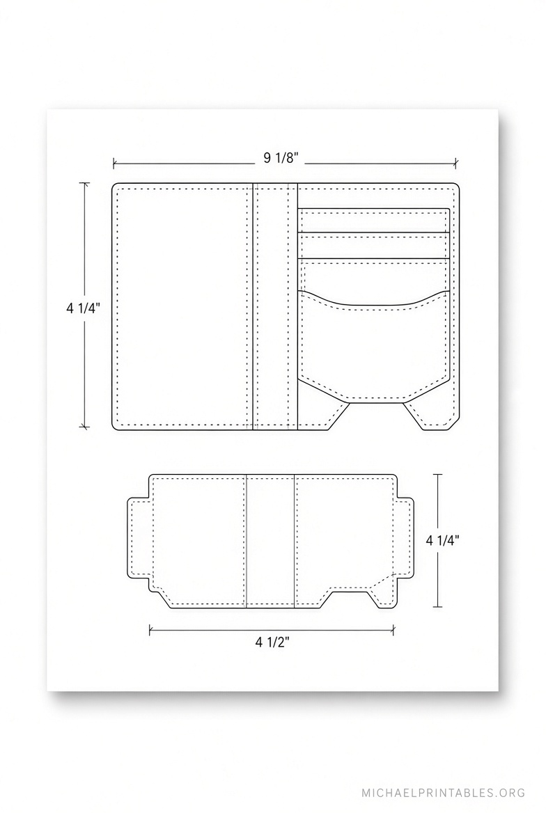 Free Printable Leather Wallet Patterns (PDF)