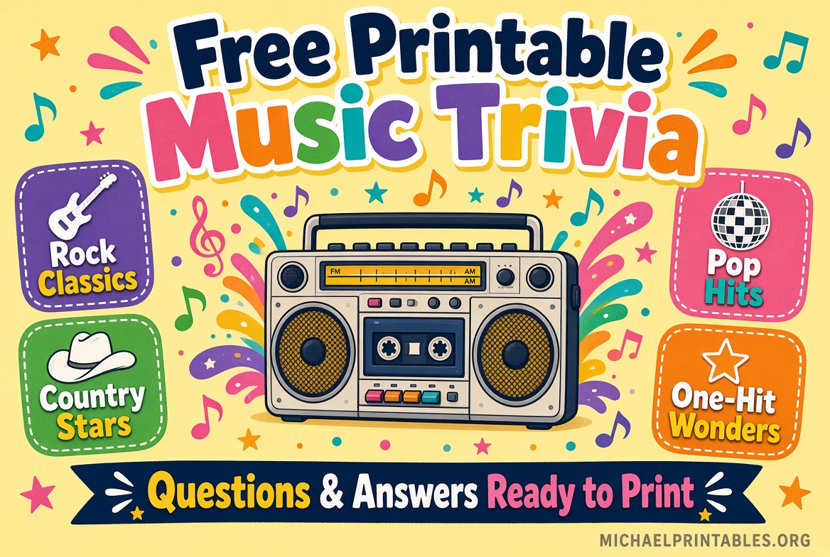 Free Printable Music Trivia Q&A (2)