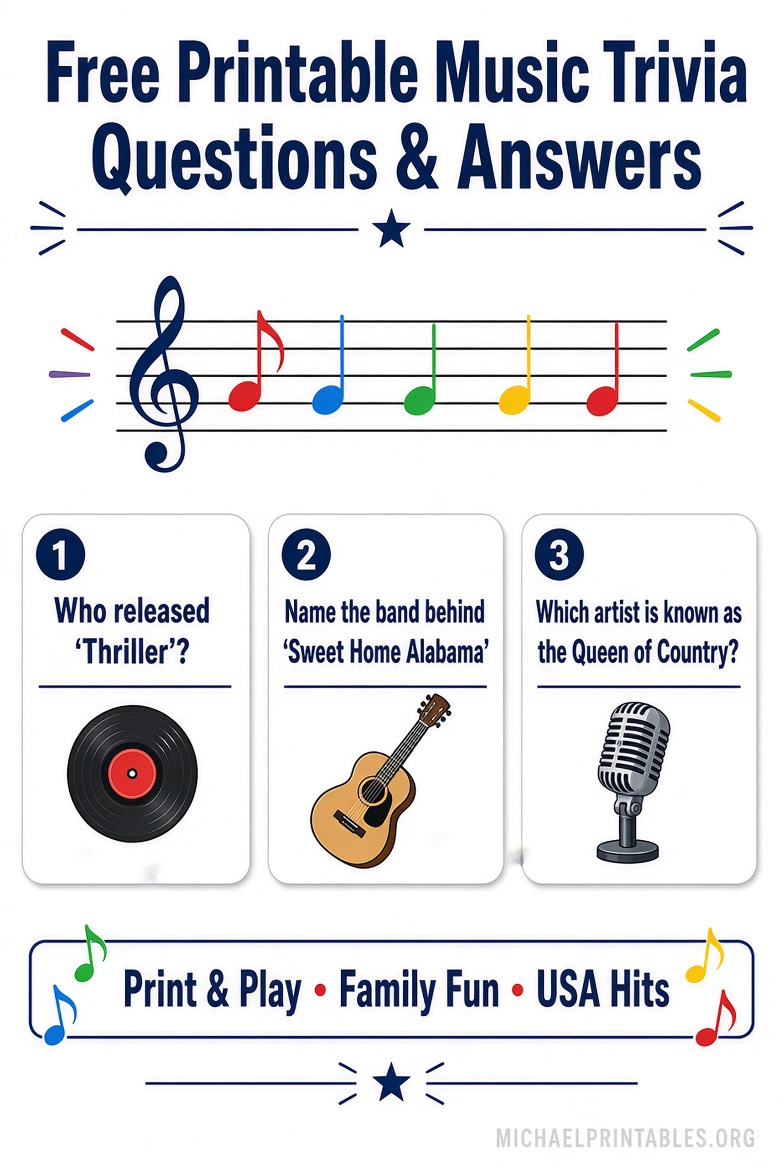 Free Printable Music Trivia Q&A (3)