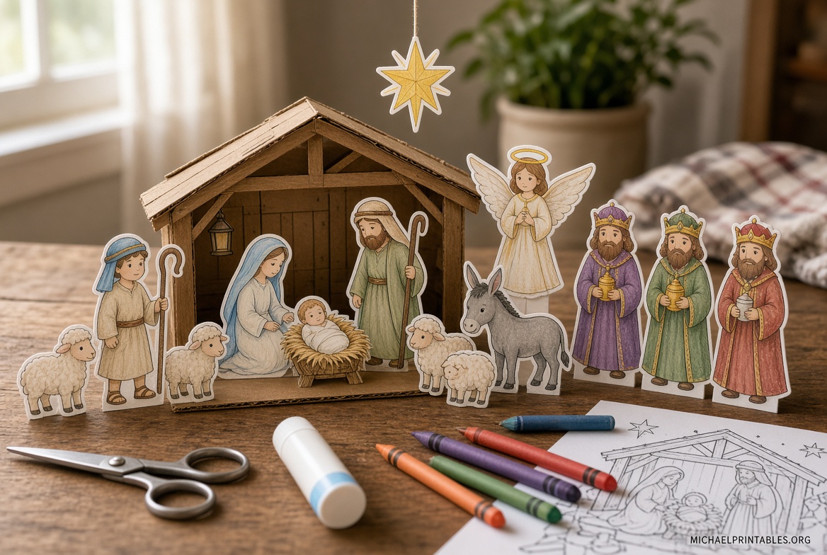 Free Printable Nativity Scene Patterns DIY Guide (4)