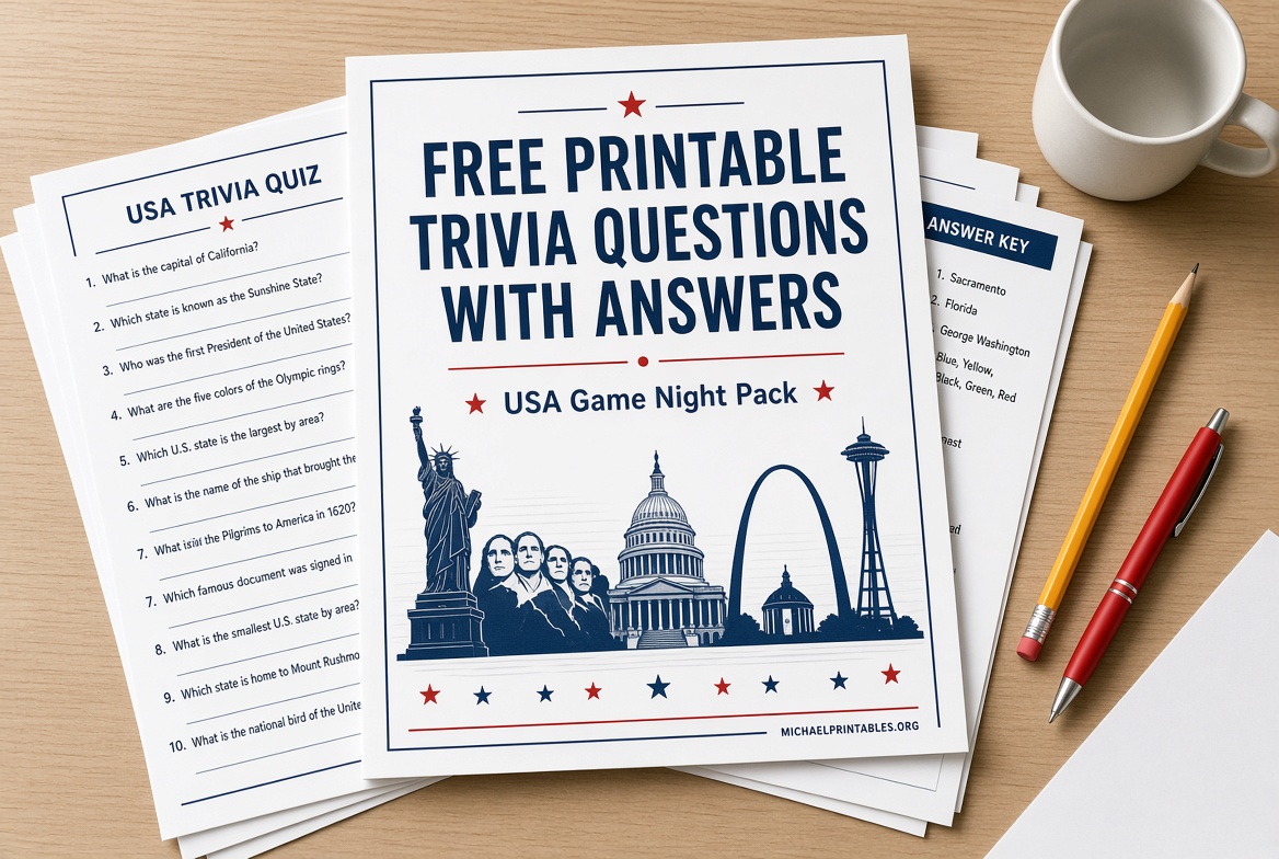 Free Printable Trivia Questions With Answers USA (2)
