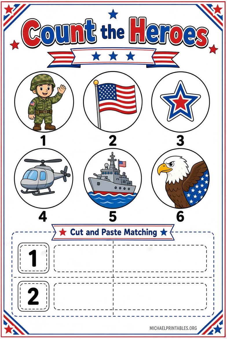 Free Printable Veterans Day Activities for Kindergarten