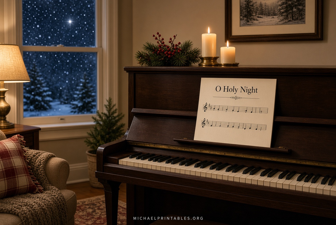 O Holy Night Free Printable Sheet Music PDF (1)