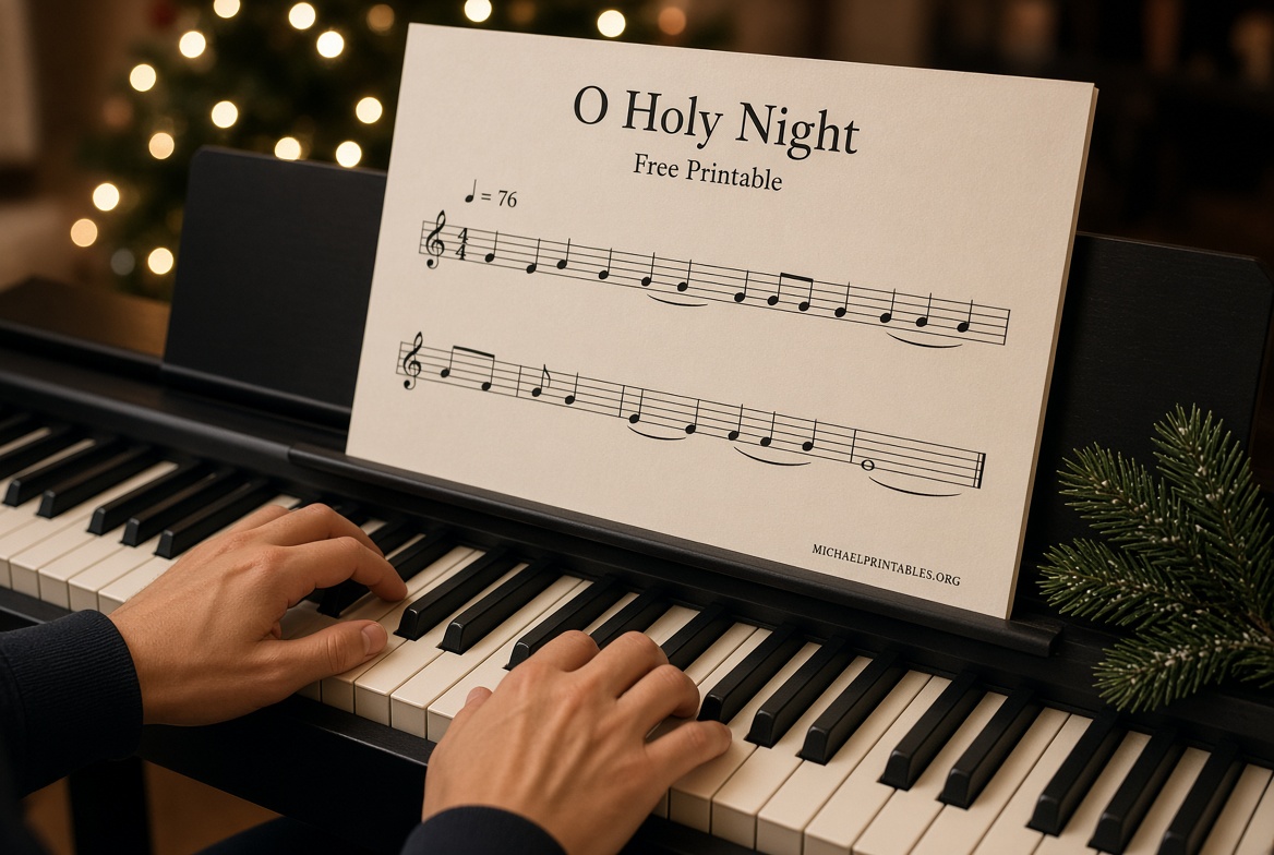 O Holy Night Free Printable Sheet Music PDF (2)