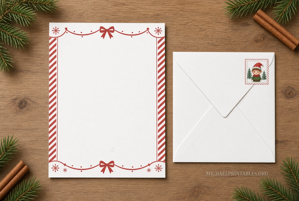 Free Blank Elf on the Shelf Letter Templates to Print