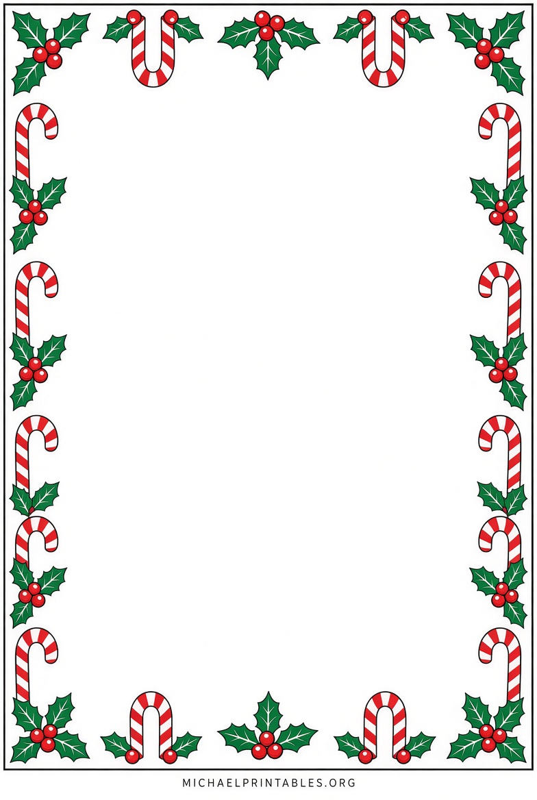 Free Christmas Clipart Borders Printable