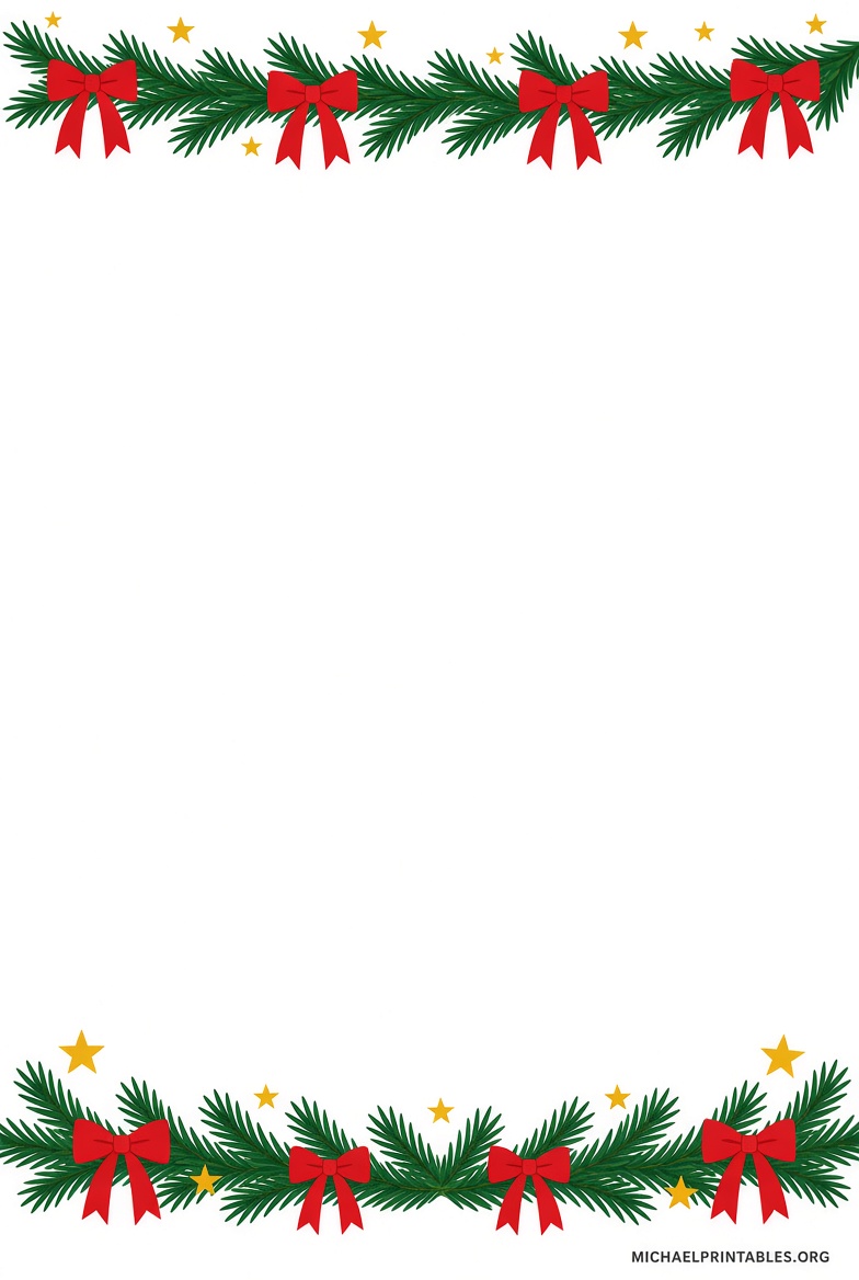Free Christmas Clipart Borders Printable