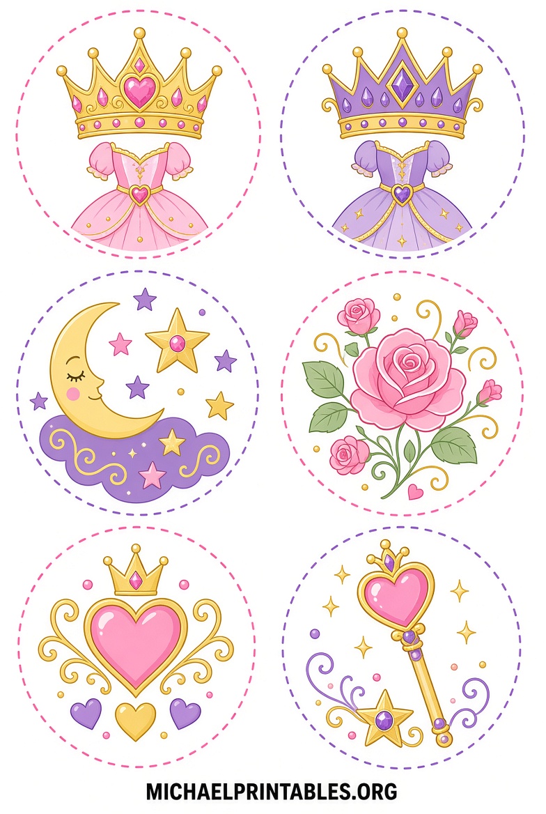 Free Disney Princess Cupcake Toppers Printables