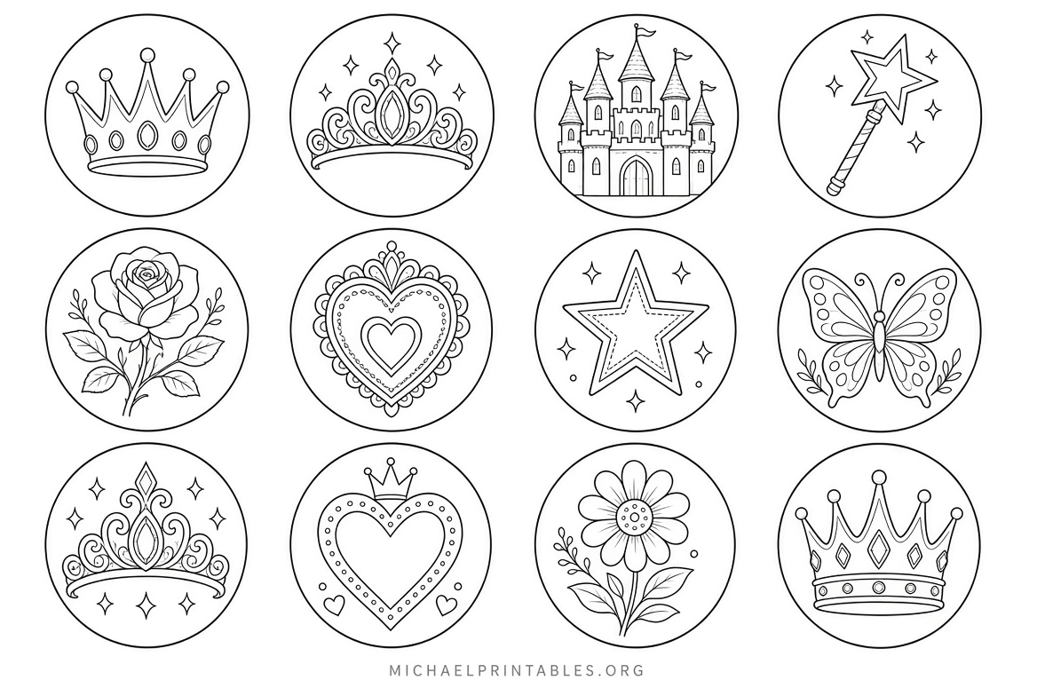 Free Disney Princess Cupcake Toppers Printables