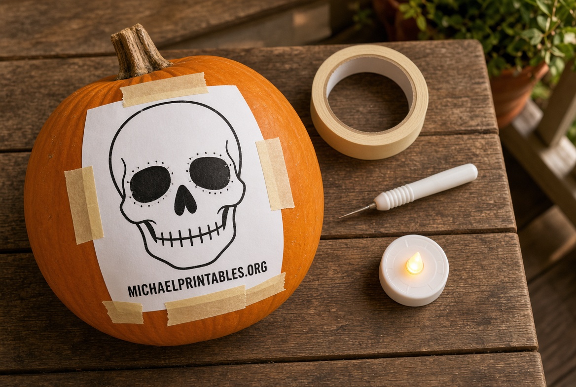 Free Jack Skellington Stencil Printable