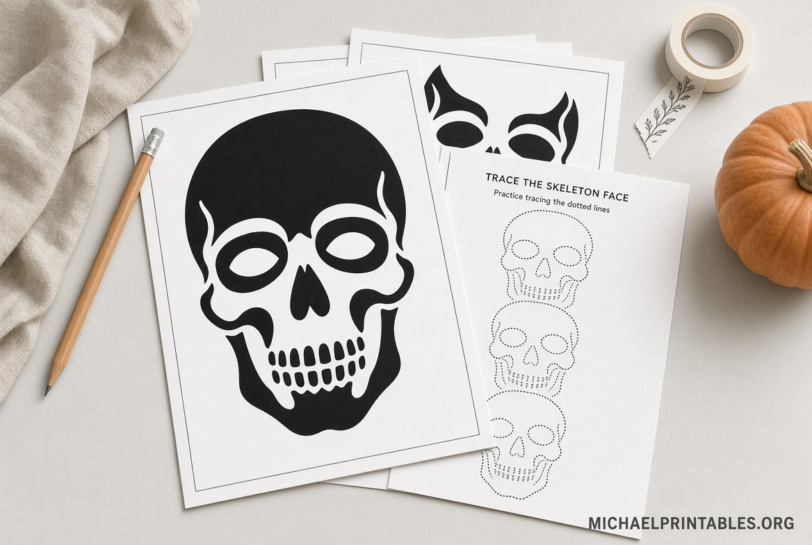 Free Jack Skellington Stencil Printable