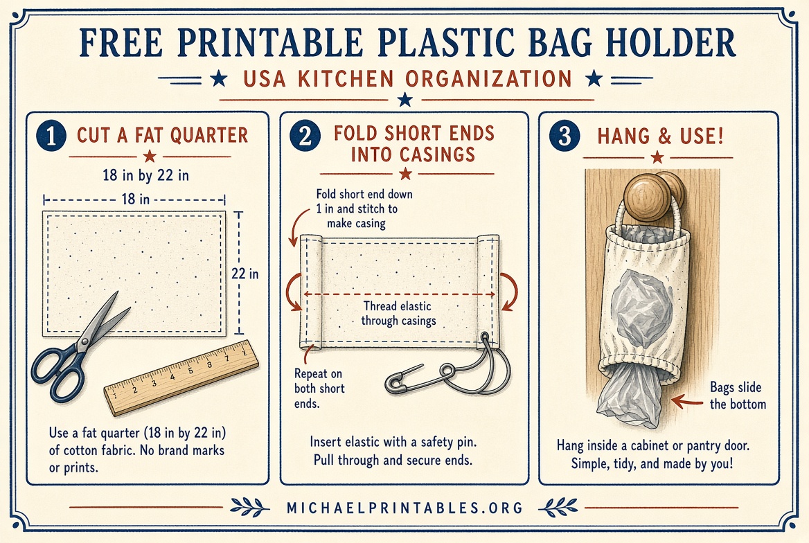 Free Plastic Bag Holder Printable Patterns