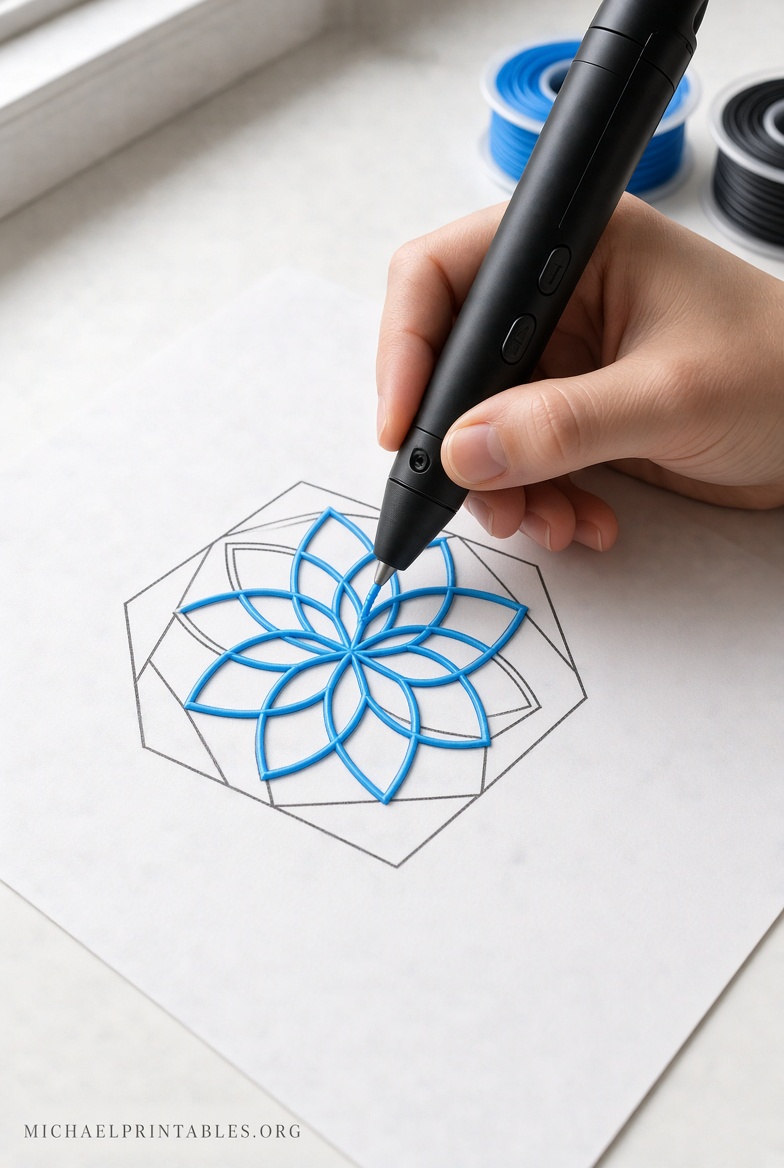 Free Printable 3D Pen Templates | Download Now