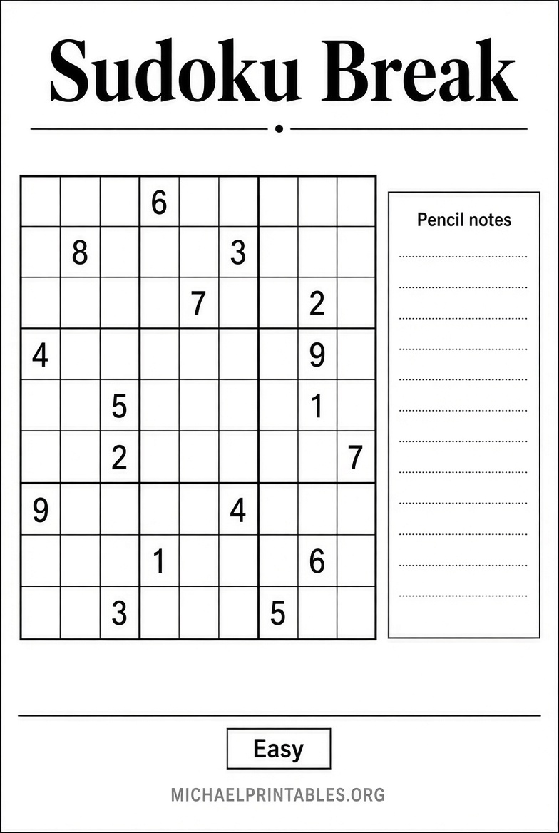 Free Printable Activity Sheets for Adults