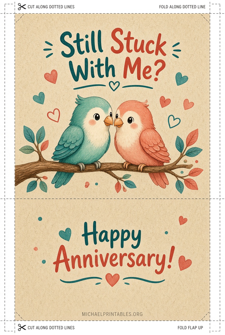Free Printable Anniversary Card Templates