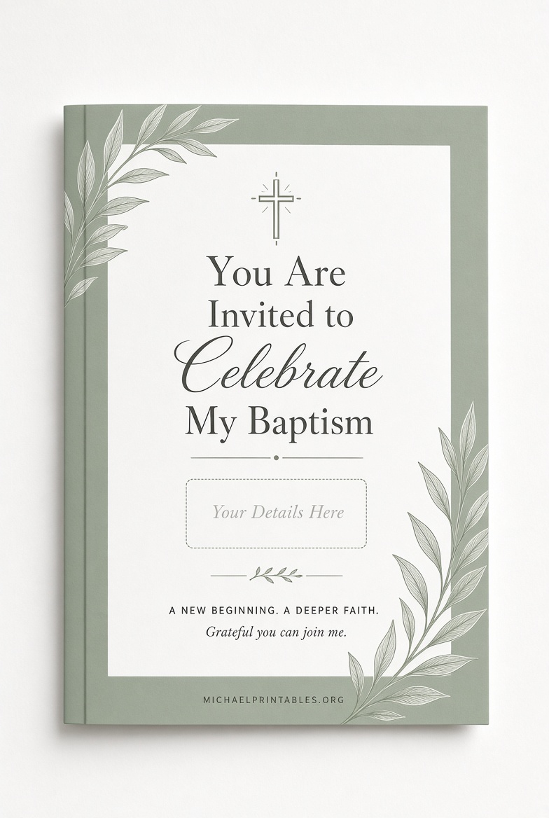 Free Printable Baptism Cards for Adults