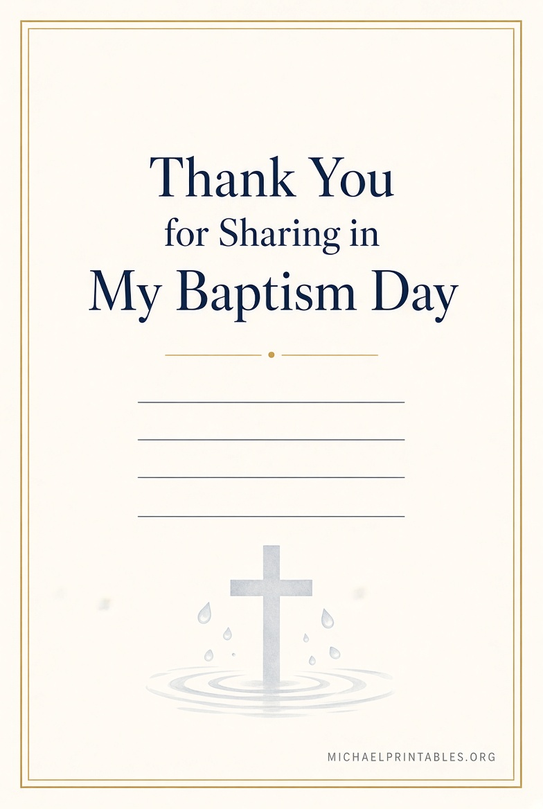Free Printable Baptism Cards for Adults