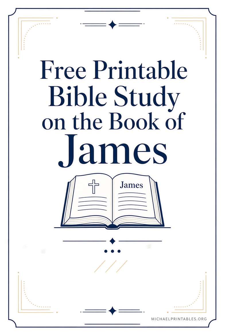 Free Printable Bible Study on the Book of James
