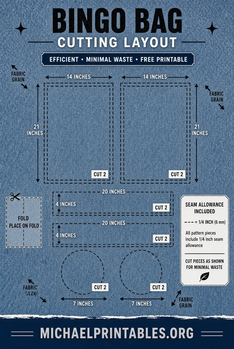 Free Printable Bingo Bag Pattern Guide