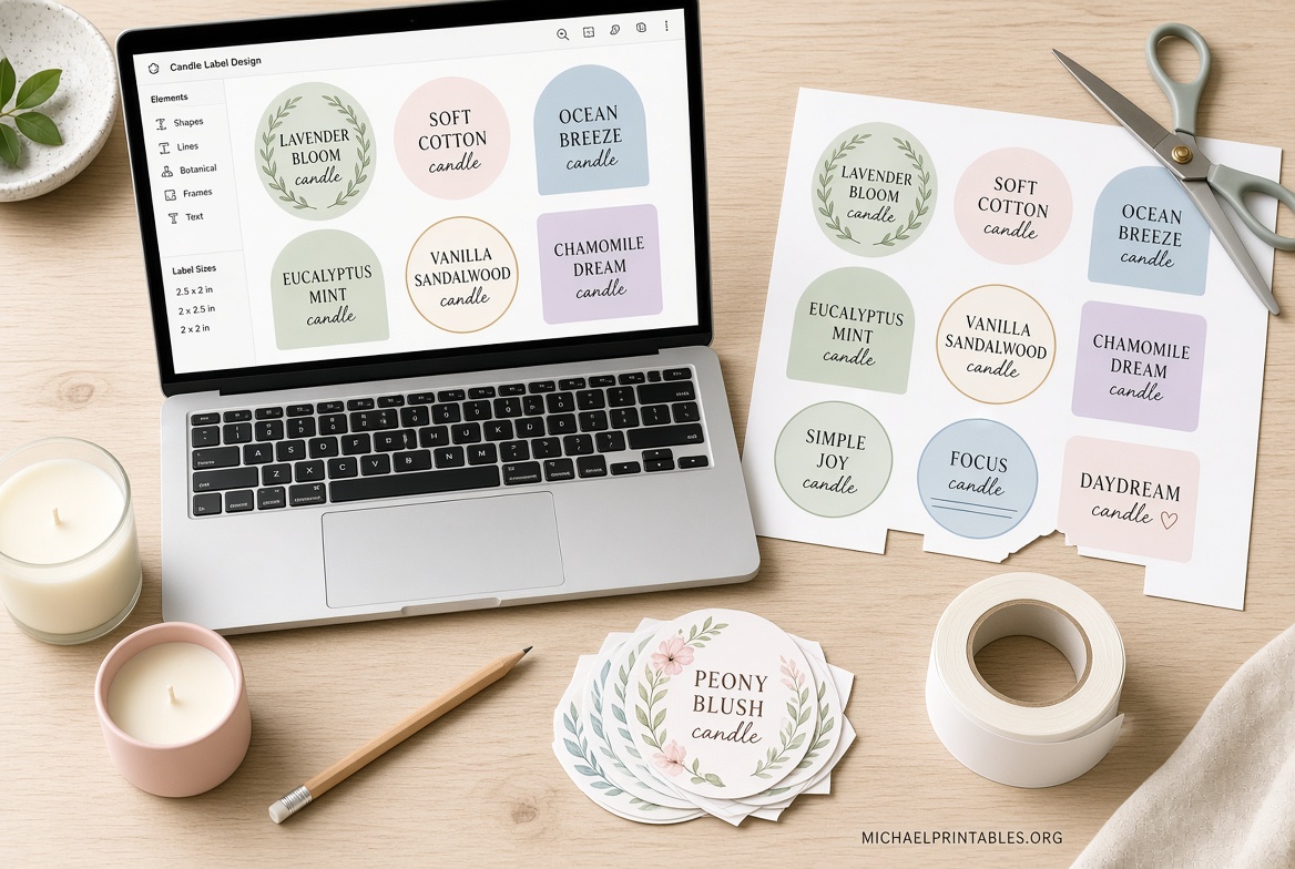 Free Printable Candle Labels – Templates & Tips