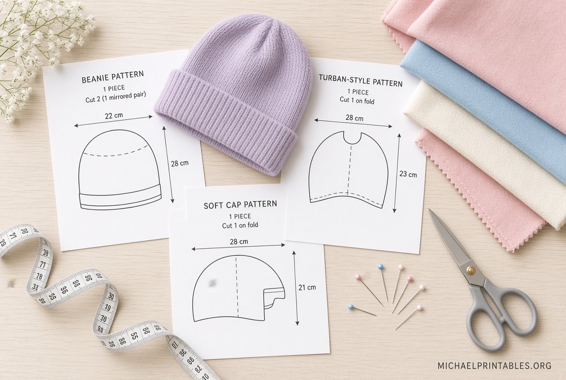 Free Printable Chemo Hat Patterns