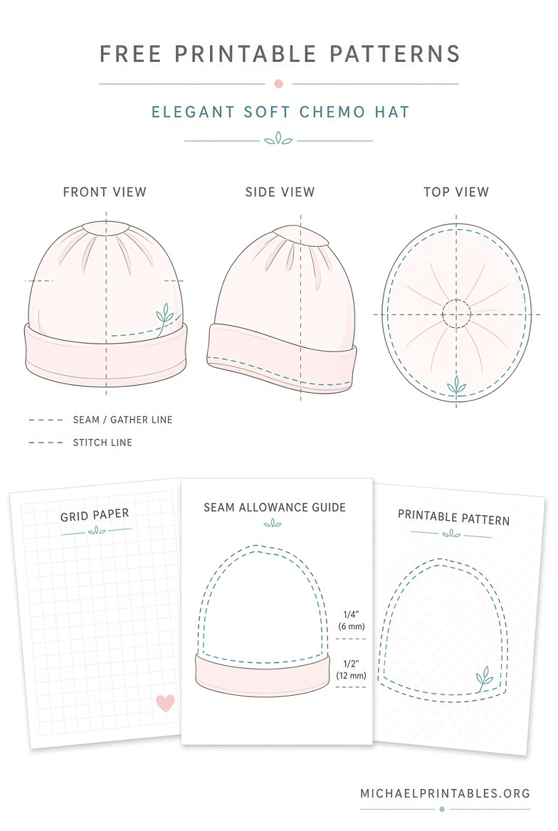 Free Printable Chemo Hat Patterns