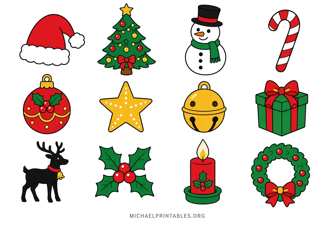 Free Printable Christmas Clipart Images Guide