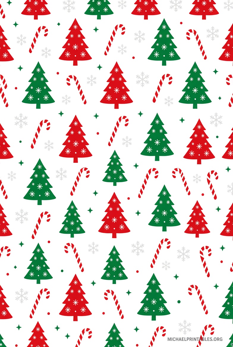 Free Printable Christmas Gift Wrapping Paper