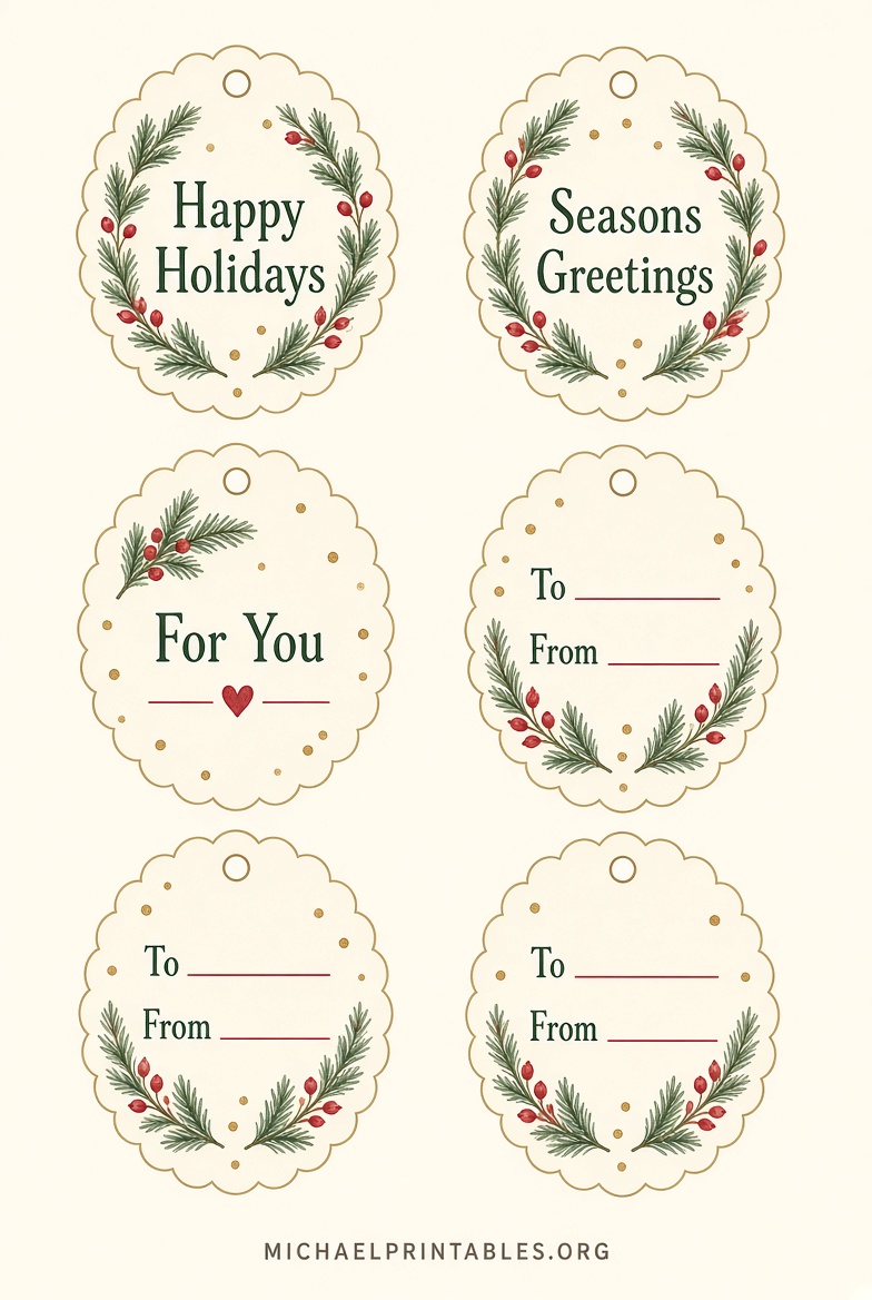 Free Printable Christmas Jar Labels Guide