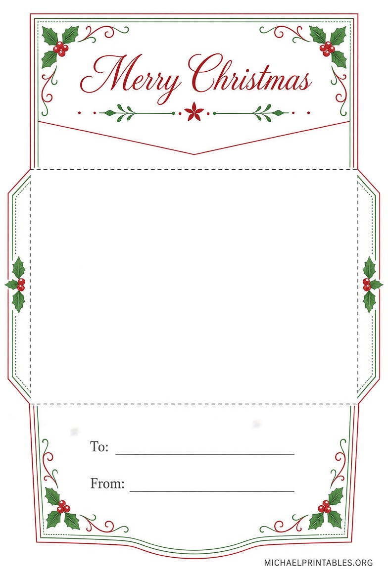Free Printable Christmas Money Envelopes