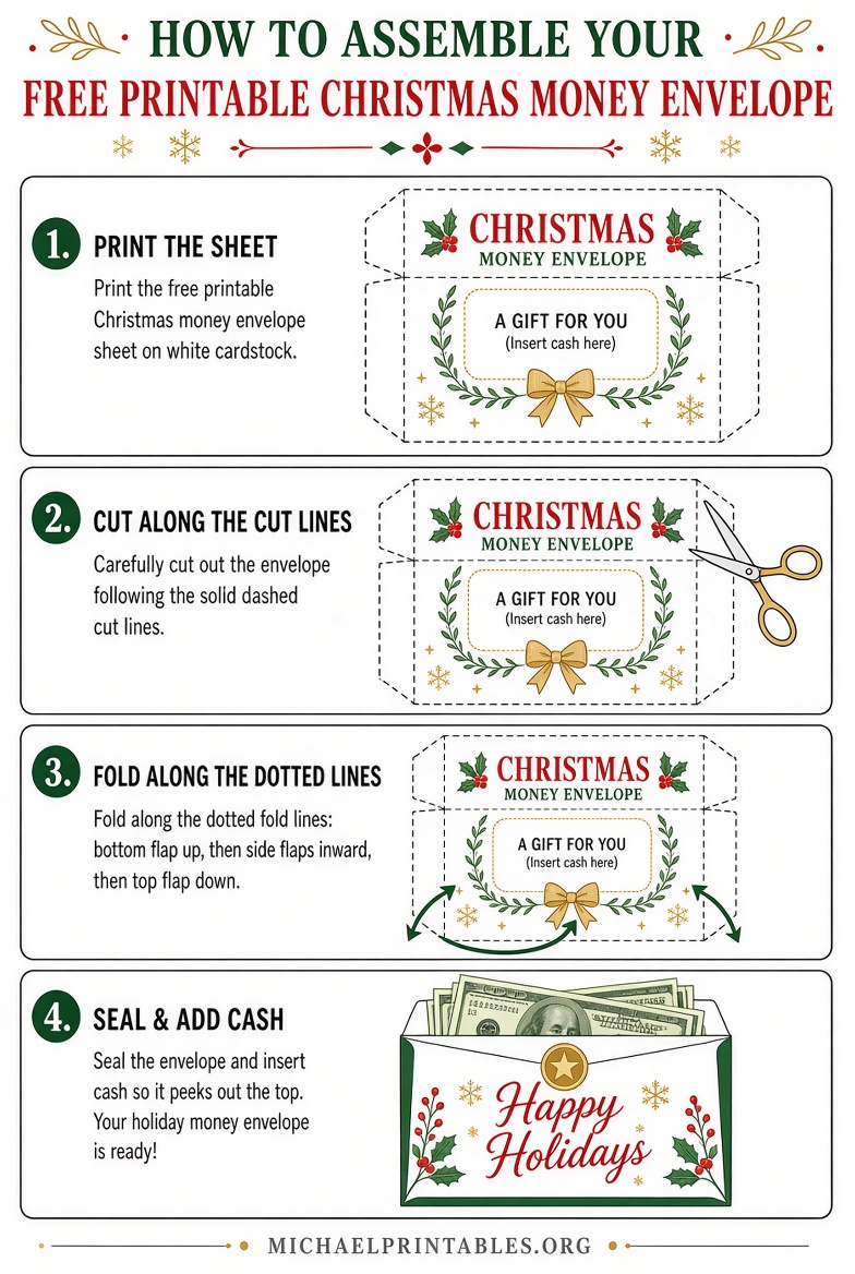 Free Printable Christmas Money Envelopes