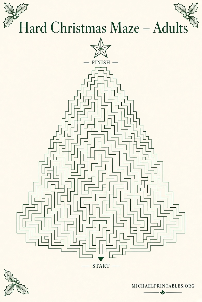 Free Printable Christmas Puzzles for Adults With Answers