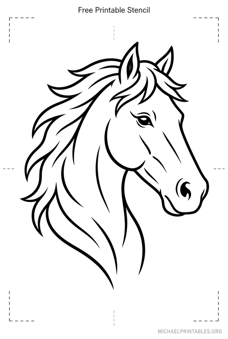 Free Printable Denver Broncos Stencil Guide