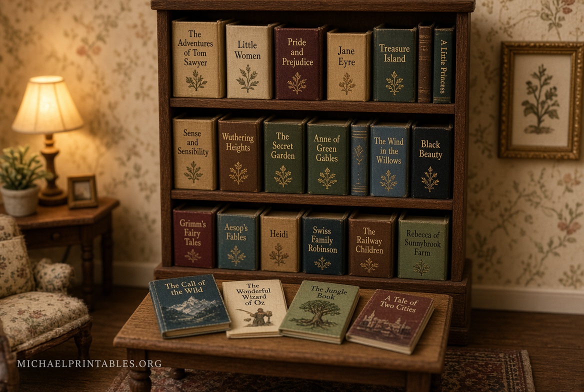 Free Printable Dollhouse Book Covers Guide