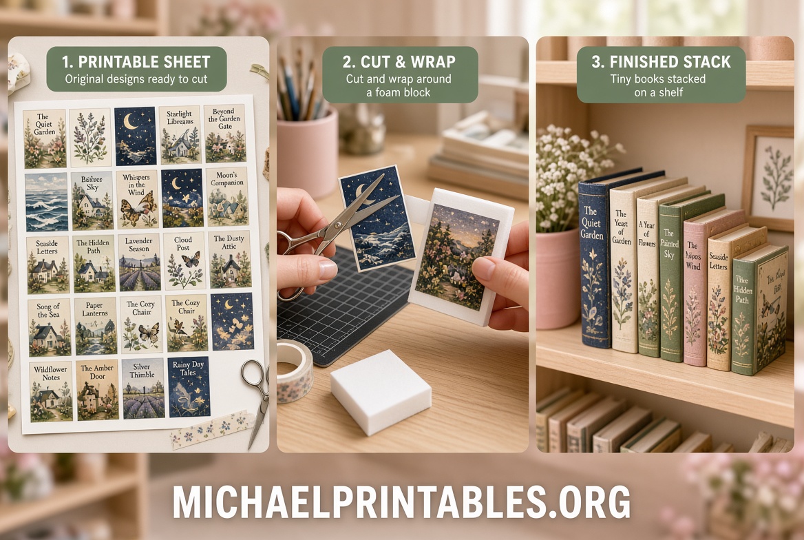 Free Printable Dollhouse Book Covers Guide