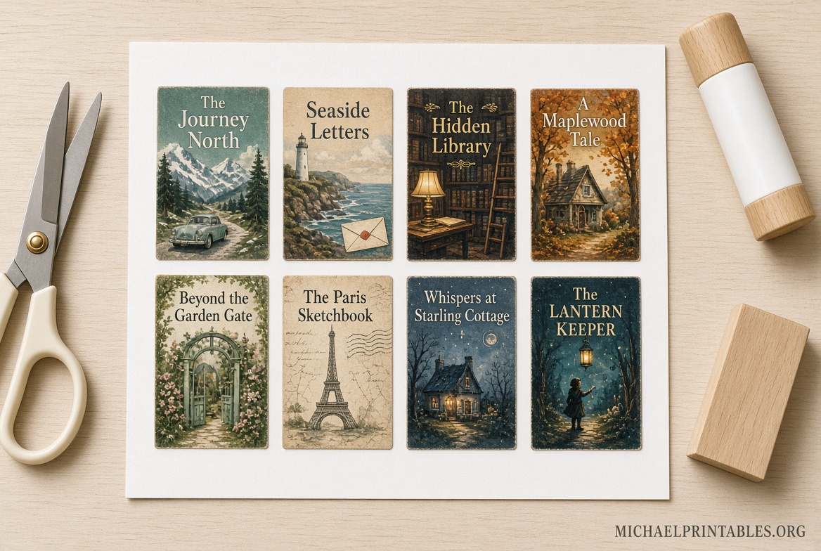 Free Printable Dollhouse Book Covers Guide