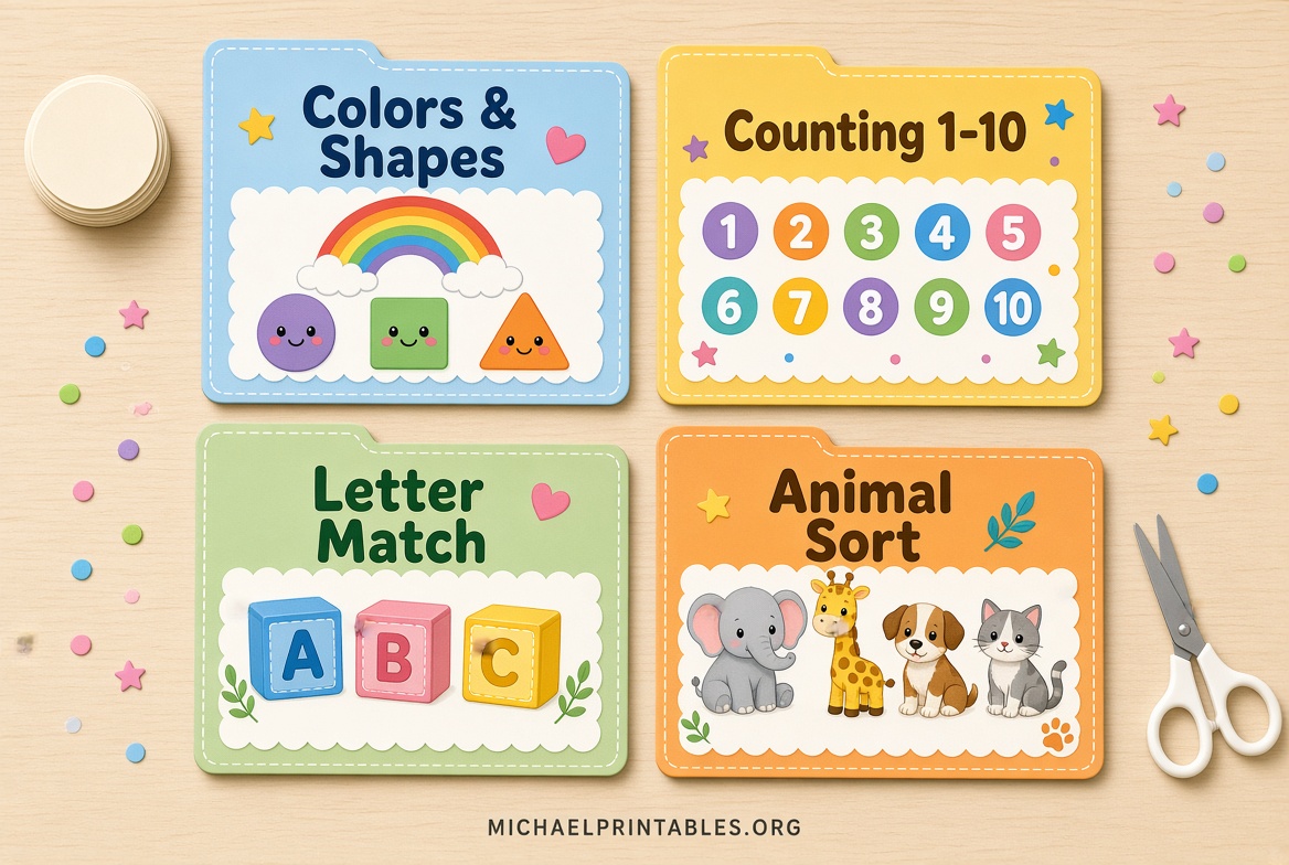 Free Printable File Folder Games Preschool