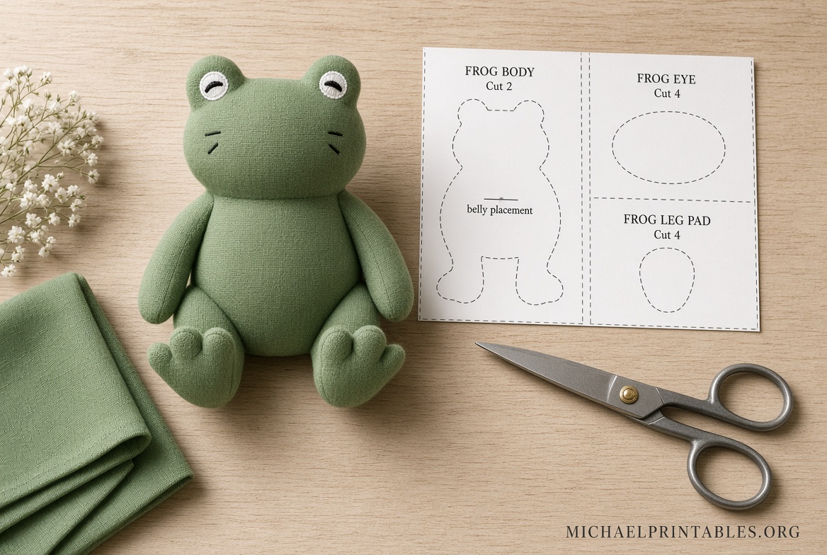 Free Printable Frog Sewing Pattern Guide