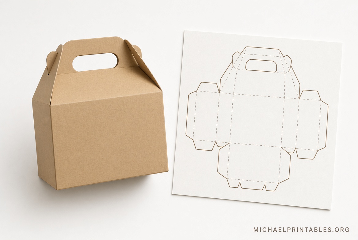 Free Printable Gable Box Template – Download Now