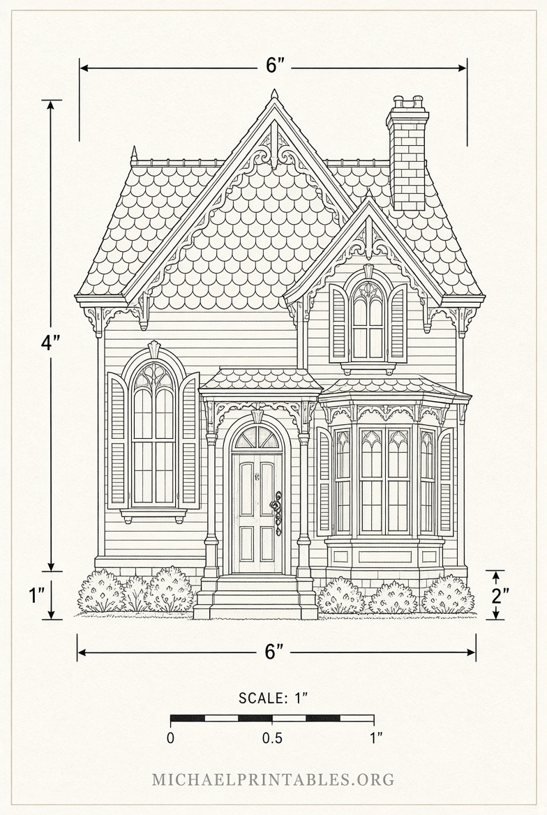 Free Printable Gingerbread House Patterns